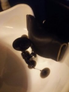 関内の美容室BOBのシャンプー台