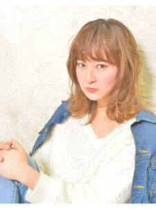 関内の美容室BOBの女性モデル