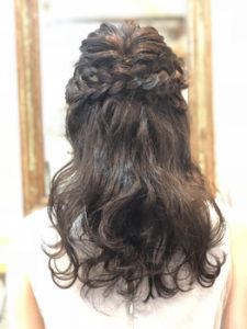 関内の美容室BOBのヘアセット