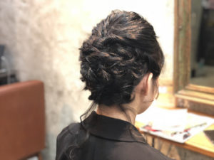 関内の美容室BOBのヘアセット