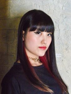 関内の美容院のボブのモデル女性