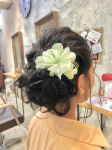 関内の美容室BOBのヘアセット