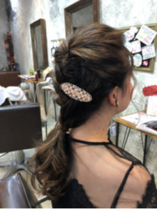 関内の美容室BOBのヘアセット